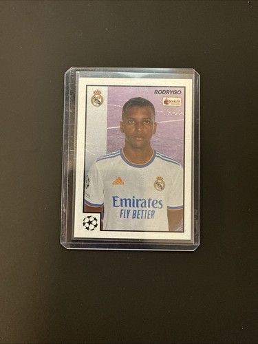 Rodrygo 2021 Topps Merlin's Heritage 97 UCL Purple /25