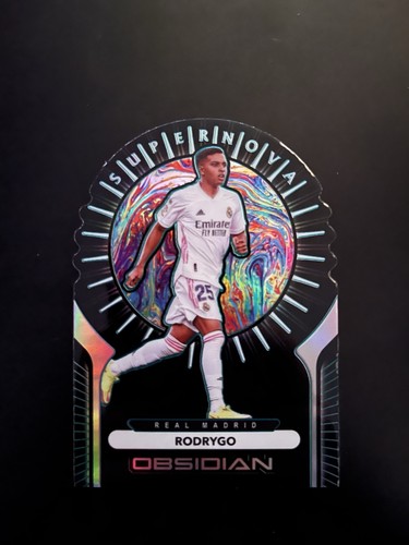 Rodrygo 2020 Panini Obsidian Electric Etch Green /20