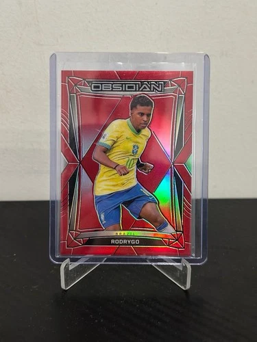 Rodrygo 2024 Panini Obsidian Red Flood /10