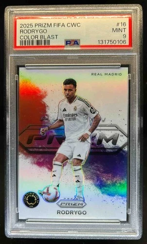 Rodrygo 2025 Panini Prizm FIFA Club World Cup Color Blast