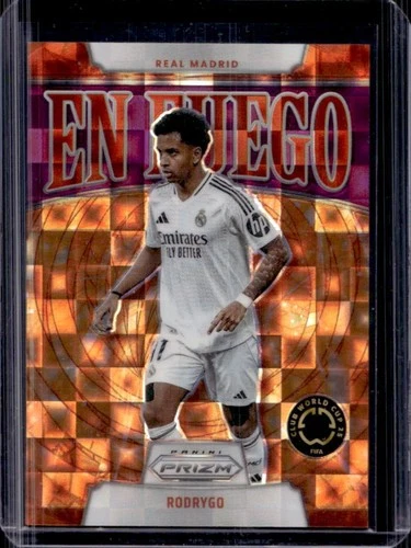 Rodrygo 2025 Panini Prizm FIFA Club World Cup Purple Pandora /49