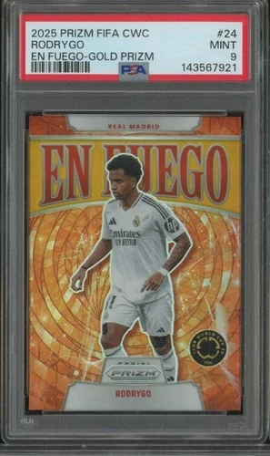Rodrygo 2025 Panini Prizm Gold /10
