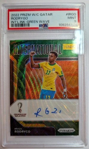 Rodrygo 2022 Panini Prizm Green Ink #I-RGO