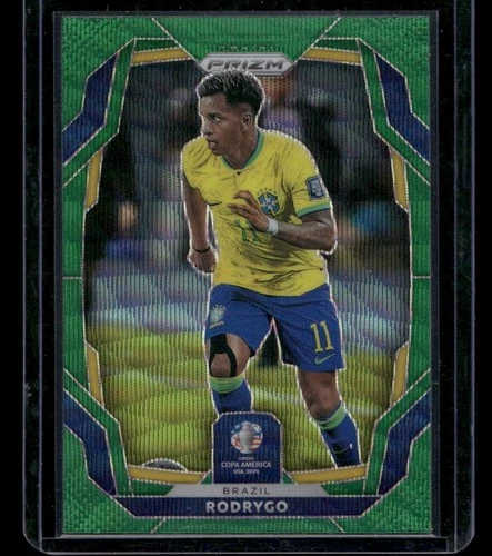 Rodrygo 2024 Panini Prizm Green Wave