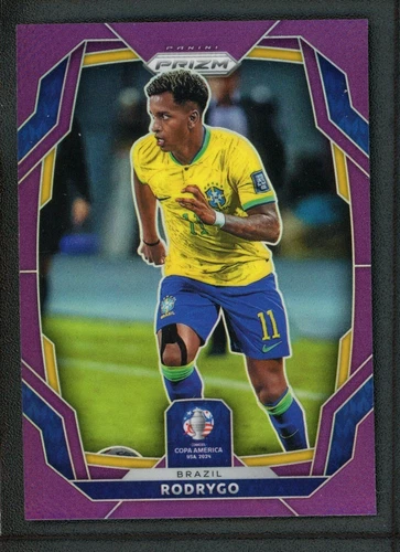 Rodrygo 2024 Panini Prizm Purple /49
