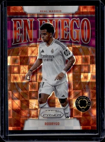 Rodrygo 2025 Panini Prizm Purple Pandora /49