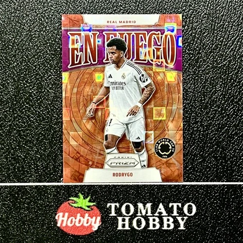 Rodrygo 2025 Panini Prizm Purple Pandora Refractor /49