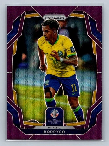 Rodrygo 2024 Panini Prizm Purple Wave /99