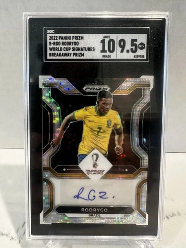 Rodrygo 2022 Panini Prizm World Cup Breakaway /10