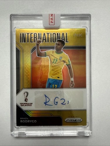 Rodrygo 2022 Panini Prizm World Cup Gold /10