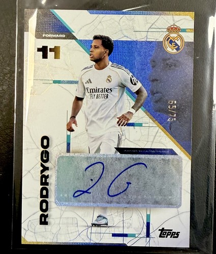 Rodrygo 2025 Topps Real Madrid Los Blancos /75