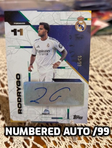 Rodrygo 2026 Topps Real Madrid Los Blancos Green /99