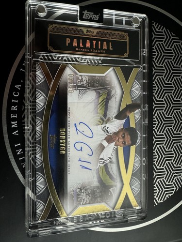 Rodrygo 2024 Topps Real Madrid Palatial /10