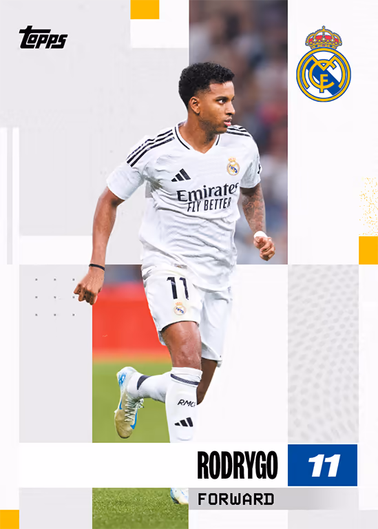 Rodrygo 2024 Topps Real Madrid Team Set 24/25 /199