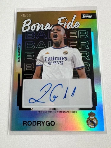 Rodrygo 2025 Topps Real Madrid Team Set /50
