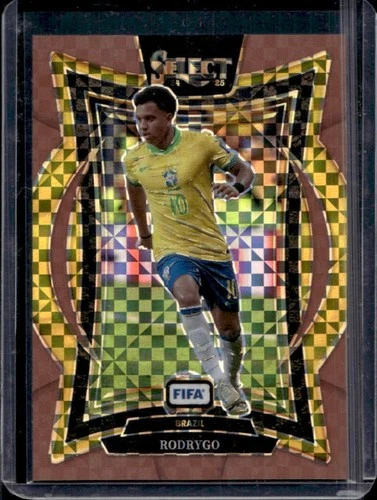 Rodrygo 2024 Panini Select Bronze Checker /75