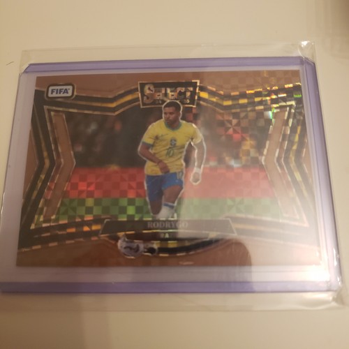 Rodrygo 2024 Panini Select Bronze Checker /75