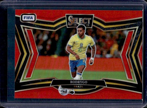 Rodrygo 2024 Panini Select FIFA Field Red