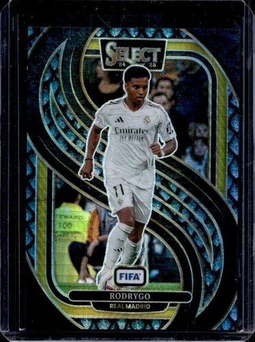 Rodrygo 2024 Panini Select FIFA Jade Dragon Scale /28