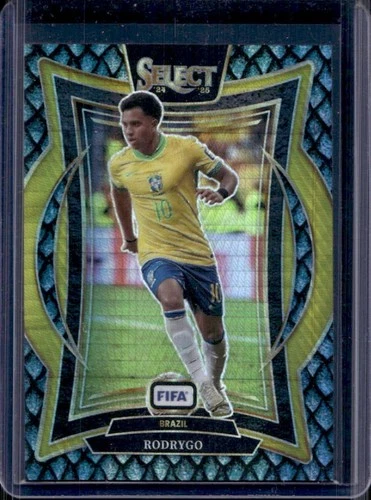Rodrygo 2024 Panini Select FIFA Jade Dragon Scale /28
