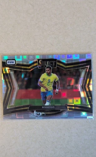 Rodrygo 2024 Panini Select FIFA Pandora Prizm