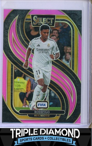 Rodrygo 2024 Panini Select FIFA Pink Prizm /59