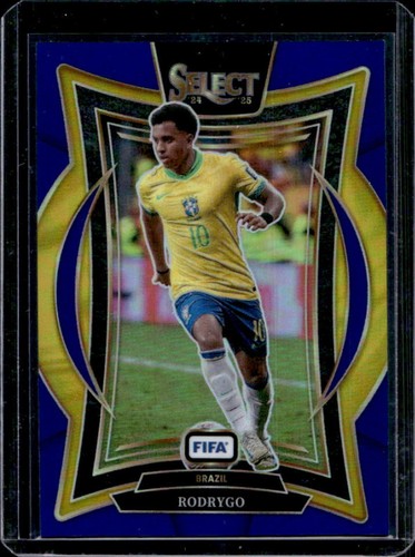 Rodrygo 2024 Panini Select FIFA Terrace Blue