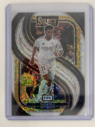 Rodrygo 2024 Panini Select FIFA White Sparkle