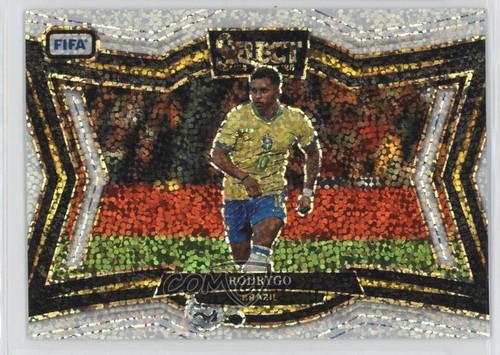 Rodrygo 2024 Panini Select FIFA White Sparkle Prizm