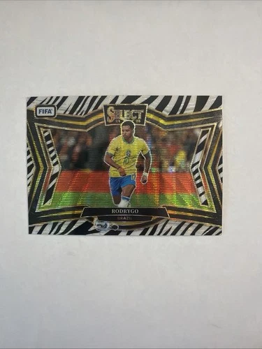 Rodrygo 2024 Panini Select FIFA Zebra