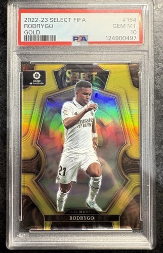 Rodrygo 2022 Panini Select Gold /10