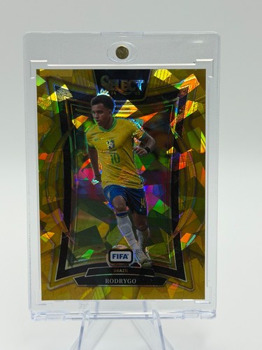 Rodrygo 2024 Panini Select Gold Ice Prizm /10