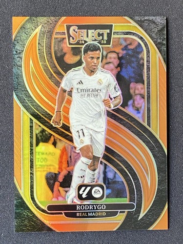 Rodrygo 2024 Panini Select Orange Prizm /49