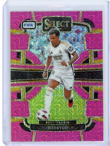 Rodrygo 2024 Panini Select Prizm Pink Mojo /199