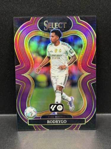 Rodrygo 2025 Panini Select Purple Prizm /125
