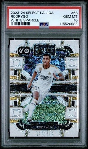 Rodrygo 2023 Panini Select White Sparkle Prizm