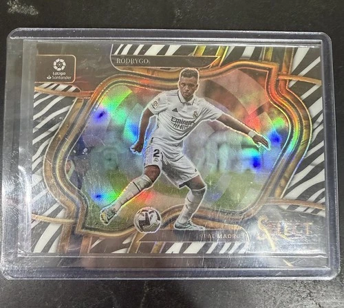 Rodrygo 2022 Panini Select Zebra Prizm /25