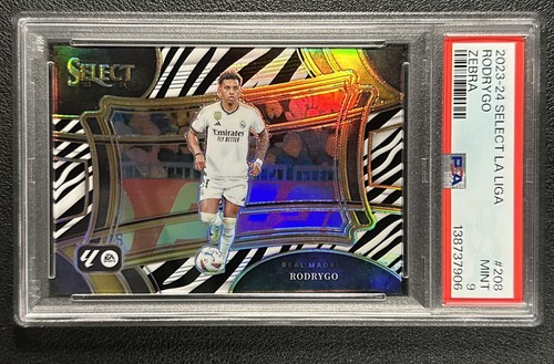 Rodrygo 2023 Panini Select Zebra Prizm /25