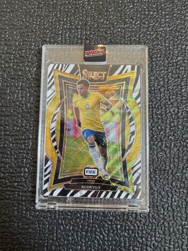 Rodrygo 2024 Panini Select Zebra Prizm