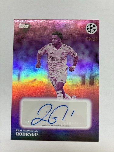 Rodrygo 2024 Topps Simplicidad Purple /25