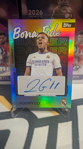 Rodrygo 2025 Topps Team Set Real Madrid /25
