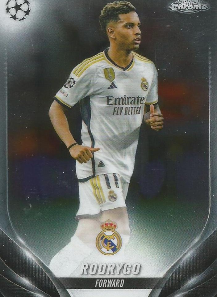 Rodrygo 2023 Topps Chrome UEFA Club Competitions