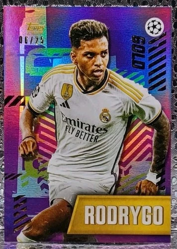 Rodrygo 2022 Topps X Whip Gold UCC Purple Refractor /25