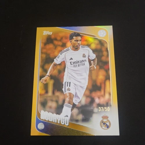 Rodrygo 2025 Topps UCC Flagship Gold /50