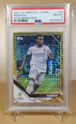 Rodrygo 2021 Topps UCL Gold Refractor