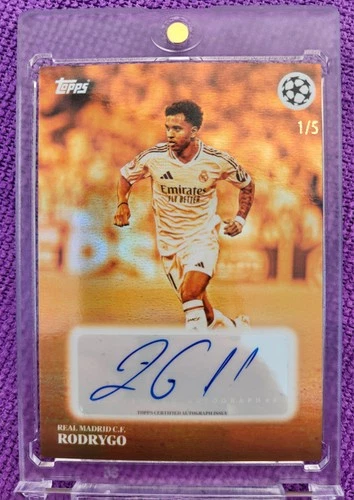 Rodrygo 2025 Topps UCL Simplicidad /5