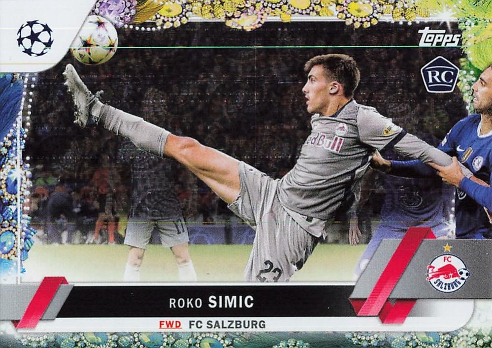 Roko Simic 2022 Topps UEFA Club Competitions Carnaval Edition