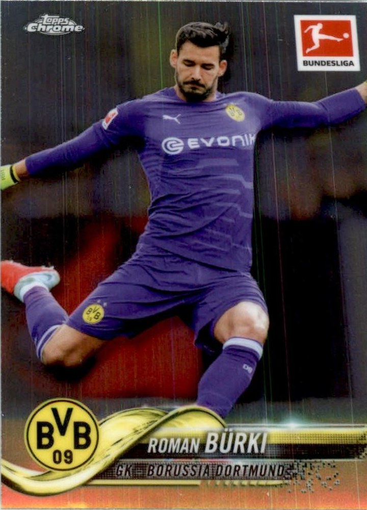 Roman Bürki 2018 Topps Chrome Bundesliga 14