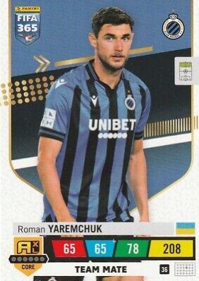 Roman Yaremchuk 2023 Panini Adrenalyn XL FIFA 365