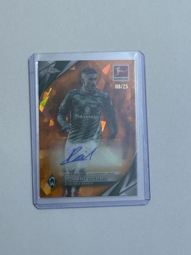 Romano Schmid 2024 Topps Bundesliga Chrome Sapphire /25